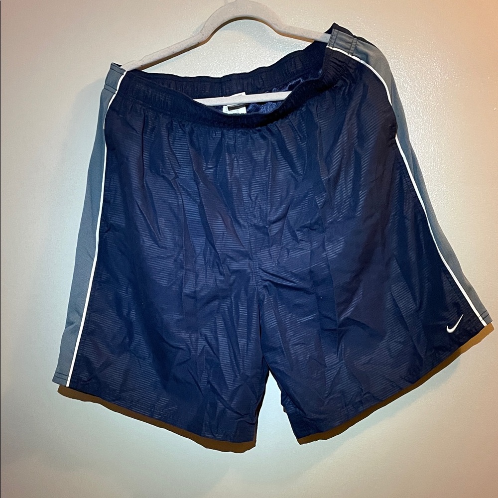 Nike Men's Dark Blue Athletic Shorts